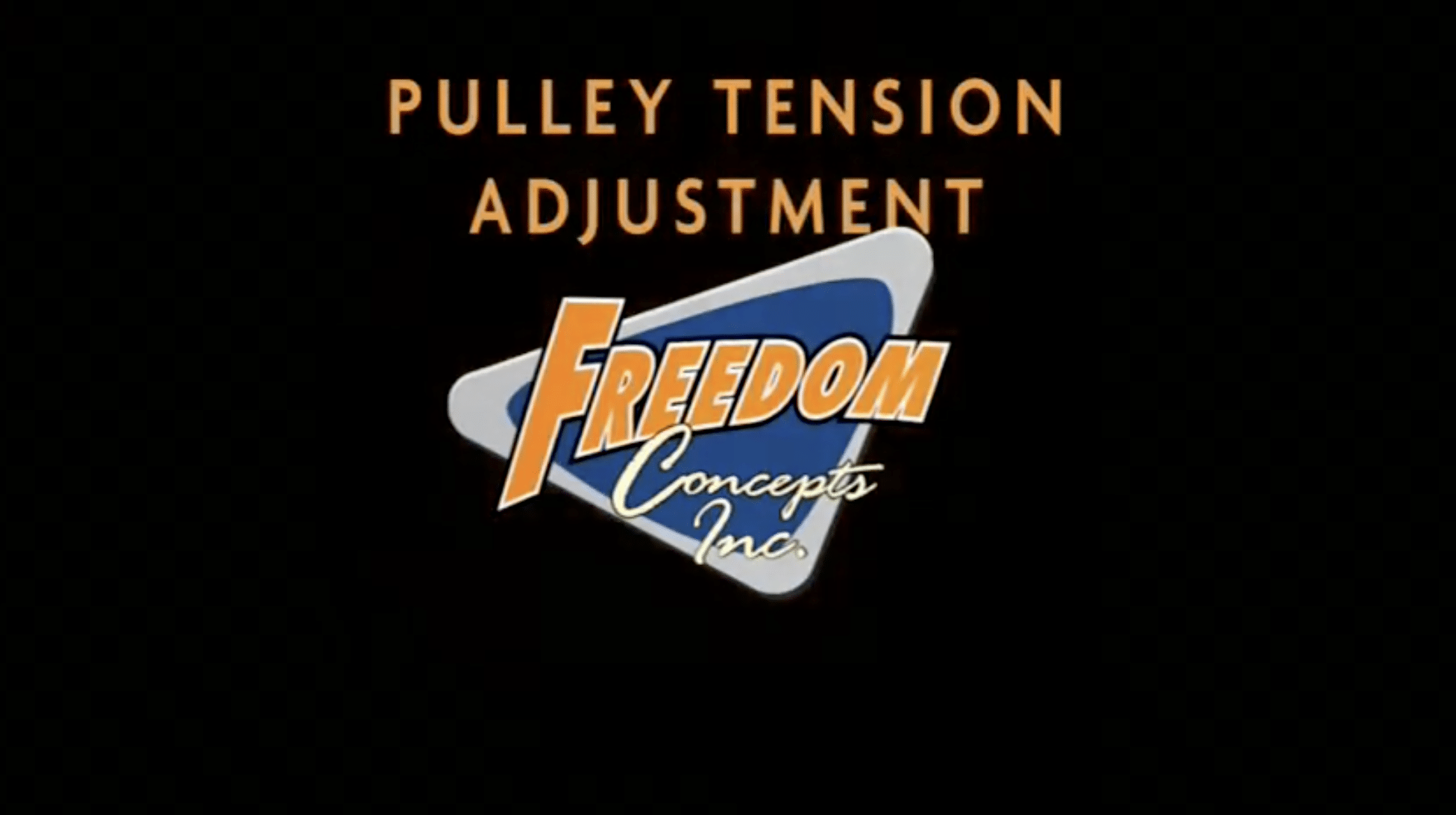 Featured image for “Pulley Tension Adjustment”