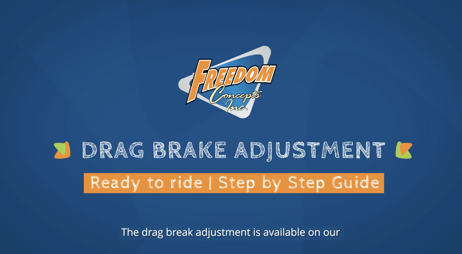 Featured image for “Drag Brake Adjustment”